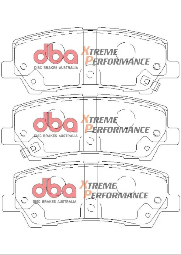 2017-2018 Ford Mustang & More | DBA XP Street Series Brake Pads [Rear] | DB9022XP - Image 5
