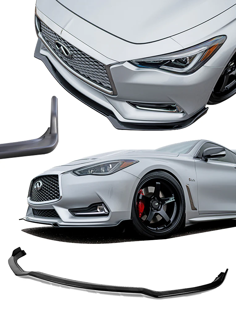 2017-2021 Infiniti Q60 3.0t - STILLEN Front Splitter - KB11230