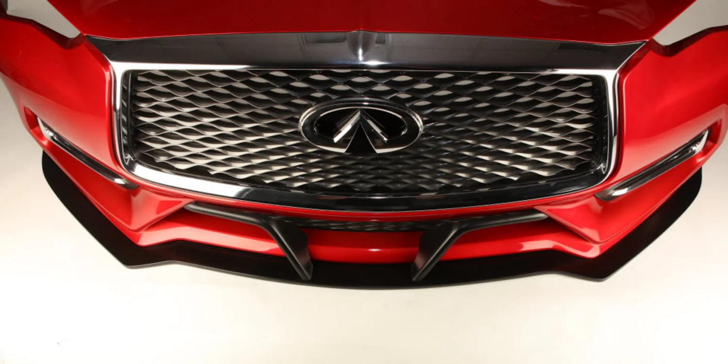 2017-2021 Infiniti Q60 - STILLEN Front Splitter & Winglets [Matte Black] - KB11232 - Image 5