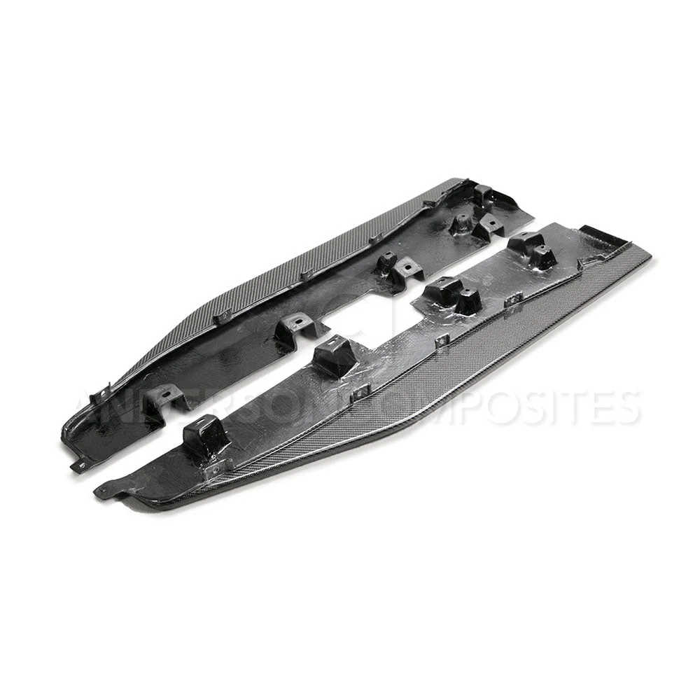 2020-2022 Ford Mustang Shelby GT500 Side Splitter Extensions- Anderson Composites - AC-SX20FDMU500
