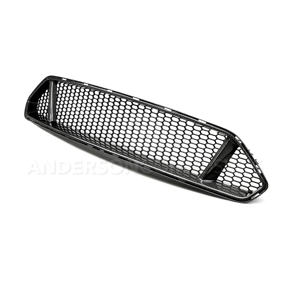 2015-2023 Ford Mustang GT Type-GT Front Upper Grille - Anderson Composites - AC-FG18FDMU-GT