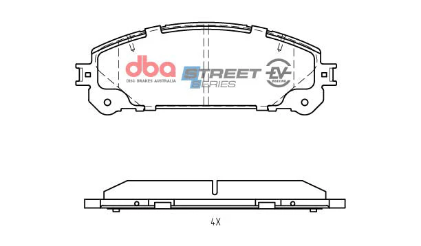 2019-2022 Toyota Sienna & More | DBA SSEV Street Series Brake Pads [Front] | DB2004SSEV - Image 5