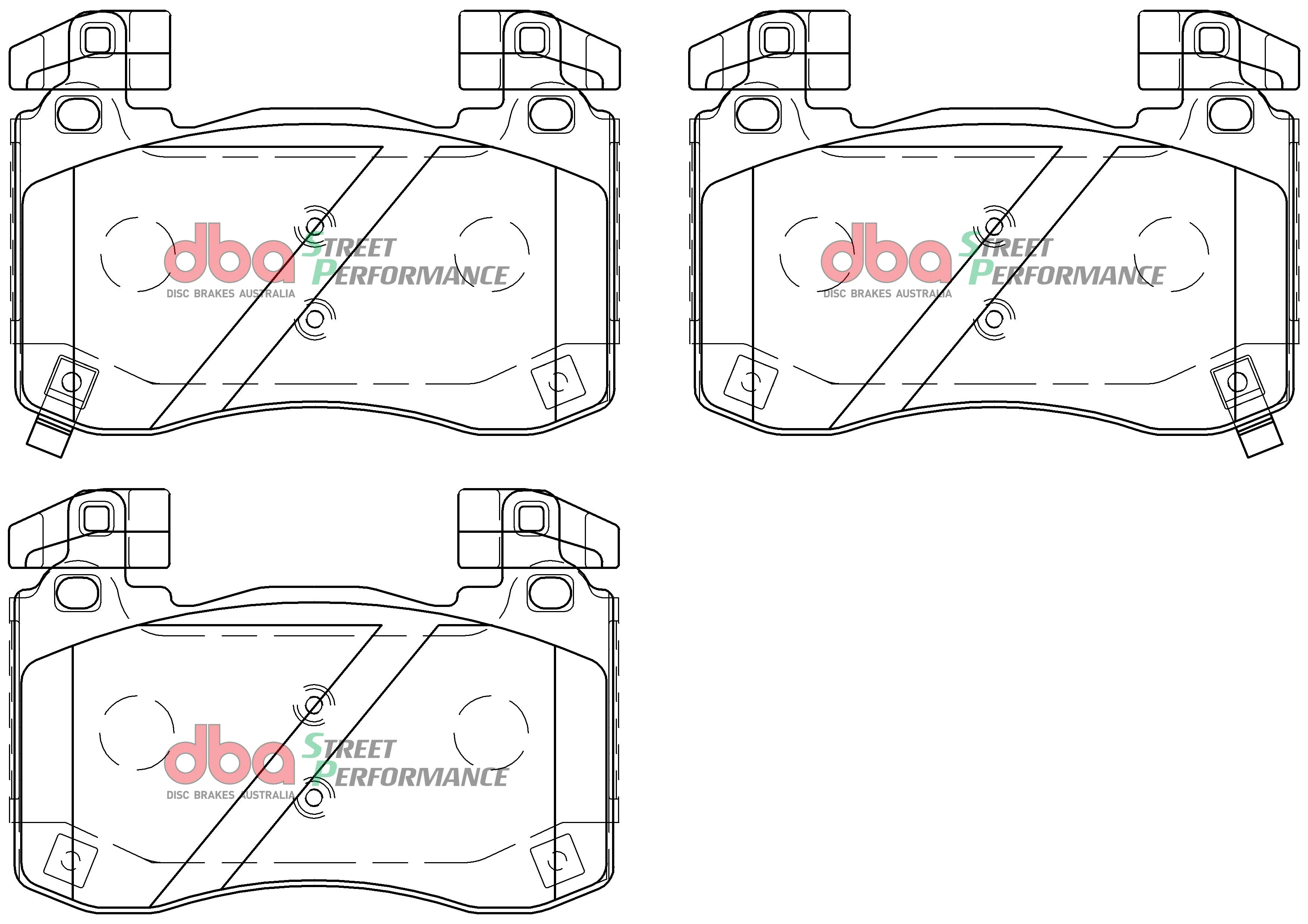 2020-2023 Kia Stinger | DBA SP Street Series Brake Pads [Front] | DB15003SP - Image 5