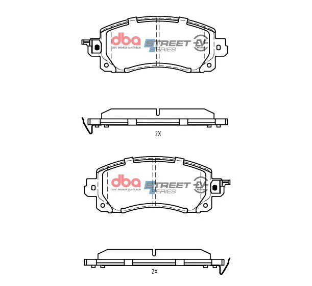 2021-2022 Subaru Forester & More | DBA SSEV Street Series Brake Pads [Front] | DB15042SSEV - Image 5