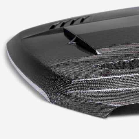 2021-2024 Ford F-150 XL Type-AB Carbon Fiber Hood - Anderson Composites - AC-HD21FDF150-AB - Image 3