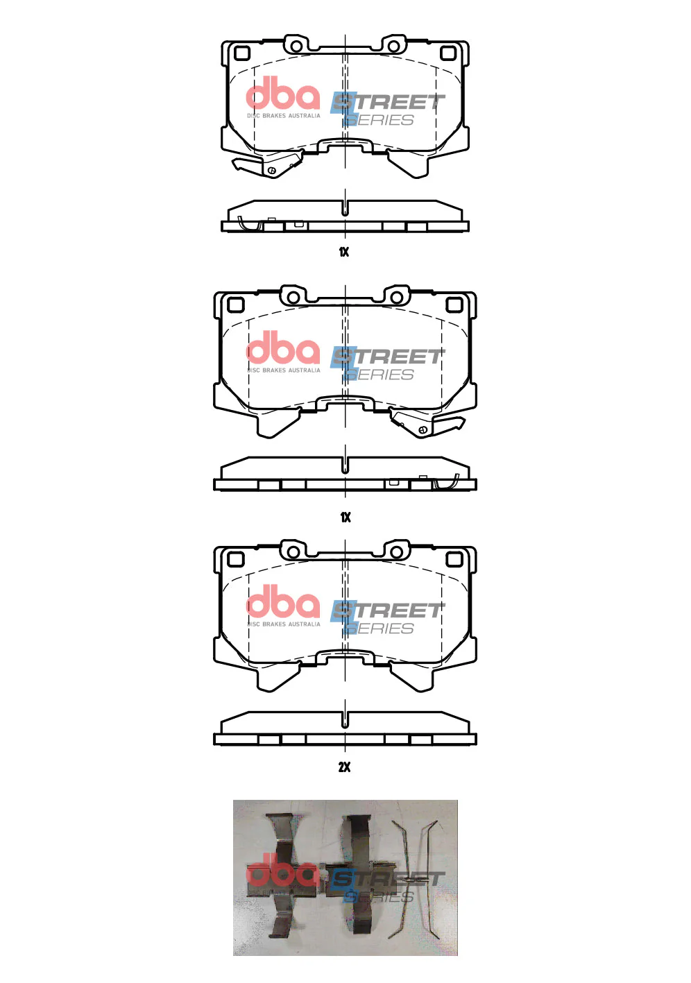 2022 Lexus LX600 | DBA SS Street Series Brake Pads [Front] | DB15077SS - Image 5