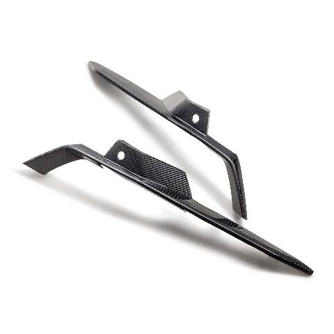 2023-2024 Chevrolet Corvette Z06 (C8) Carbon Fiber Upper Grille Deflectors - Anderson Composites - AC-UD23CHC8Z6 - Image 2