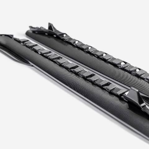 2024 Ford Mustang Type-GT5 Carbon Fiber Side Rocker Panel Splitter - Anderson Composites - AC-SS24FMDU-GT5 - Image 4