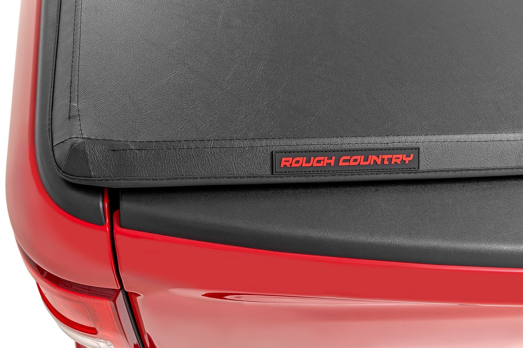 Bed Cover | Tri Fold | Soft | 5'7" Bed | Toyota Tundra | 2007-2022 | Rough Country | 41714551A - Image 3
