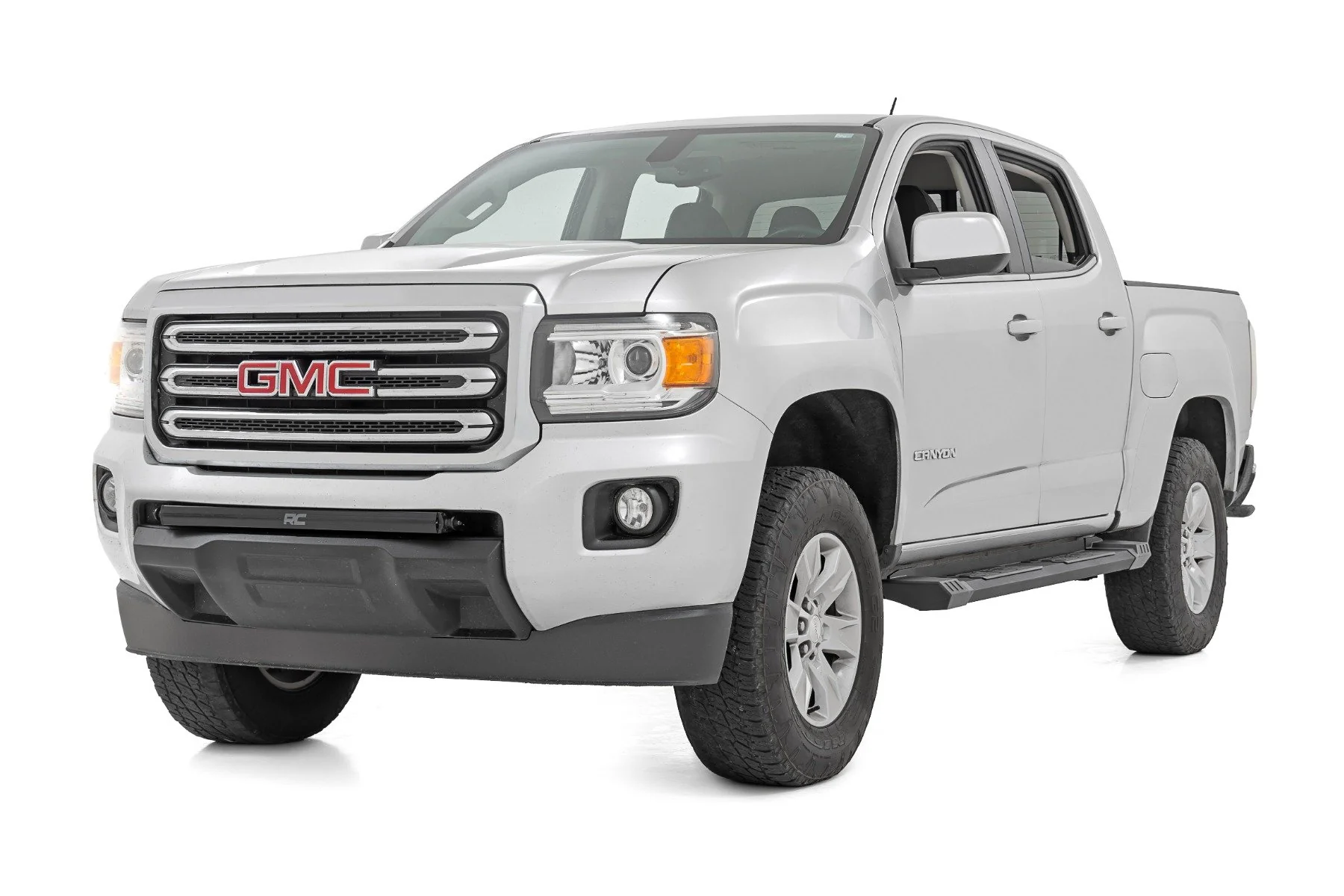 HD2 Running Boards | Crewmax Cab | Chevy/GMC Canyon/Colorado | 2015-2021 | Rough Country | SRB151977A - Image 2