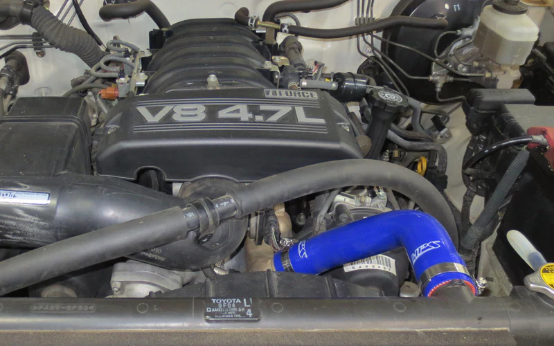 HPS 57-1224-BLUE-2 Toyota 2004-2006 Tundra V8 4.7L-Radiator Hose - Image 2