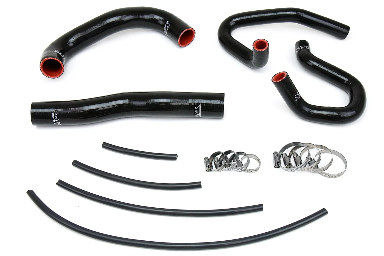 HPS 57-1324-BLK Hyundai 2013-2014 Genesis Coupe 2.0T Turbo 4Cyl Left Hand Drive-Radiator + Heater Hose