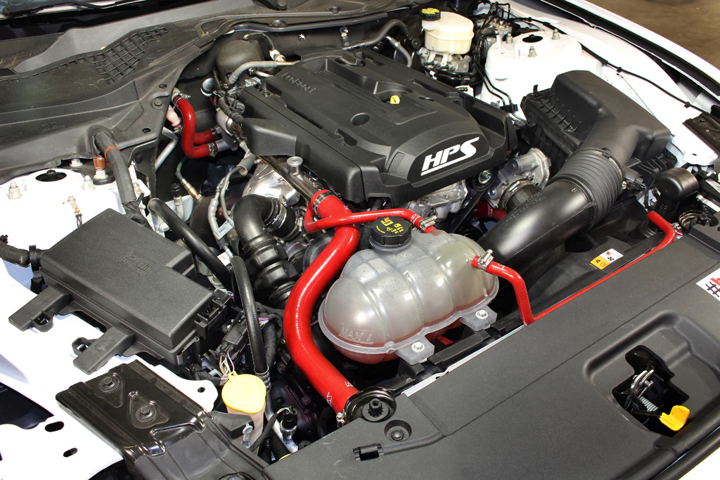 HPS 57-1452-RED Ford 2015-2019 Mustang Ecoboost 2.3L Turbo-Radiator + Heater Hose - Image 2