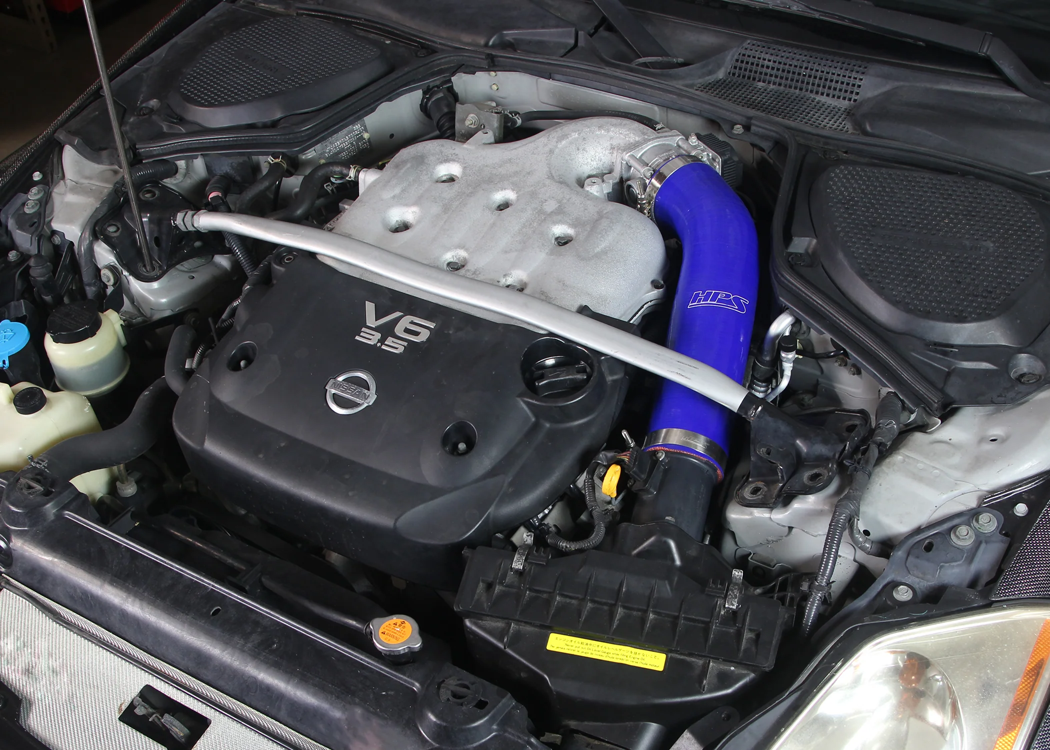 HPS 57-1591-BLUE Nissan 2003-2006 350Z 3.5L V6-Intake Hose - Image 2