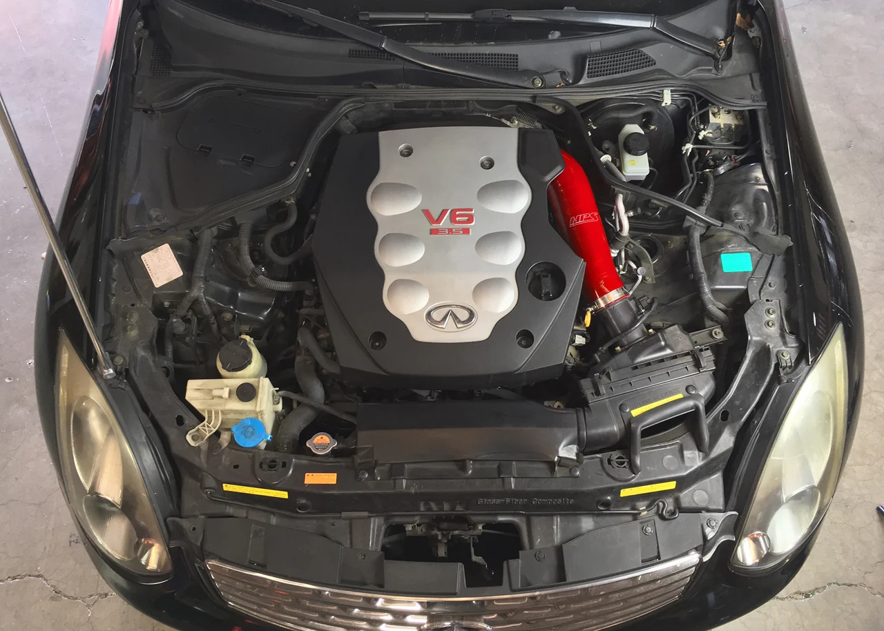 HPS 57-1592-RED-2 Infiniti 2003-2006 G35 Sedan 3.5L V6-Intake Hose - Image 3