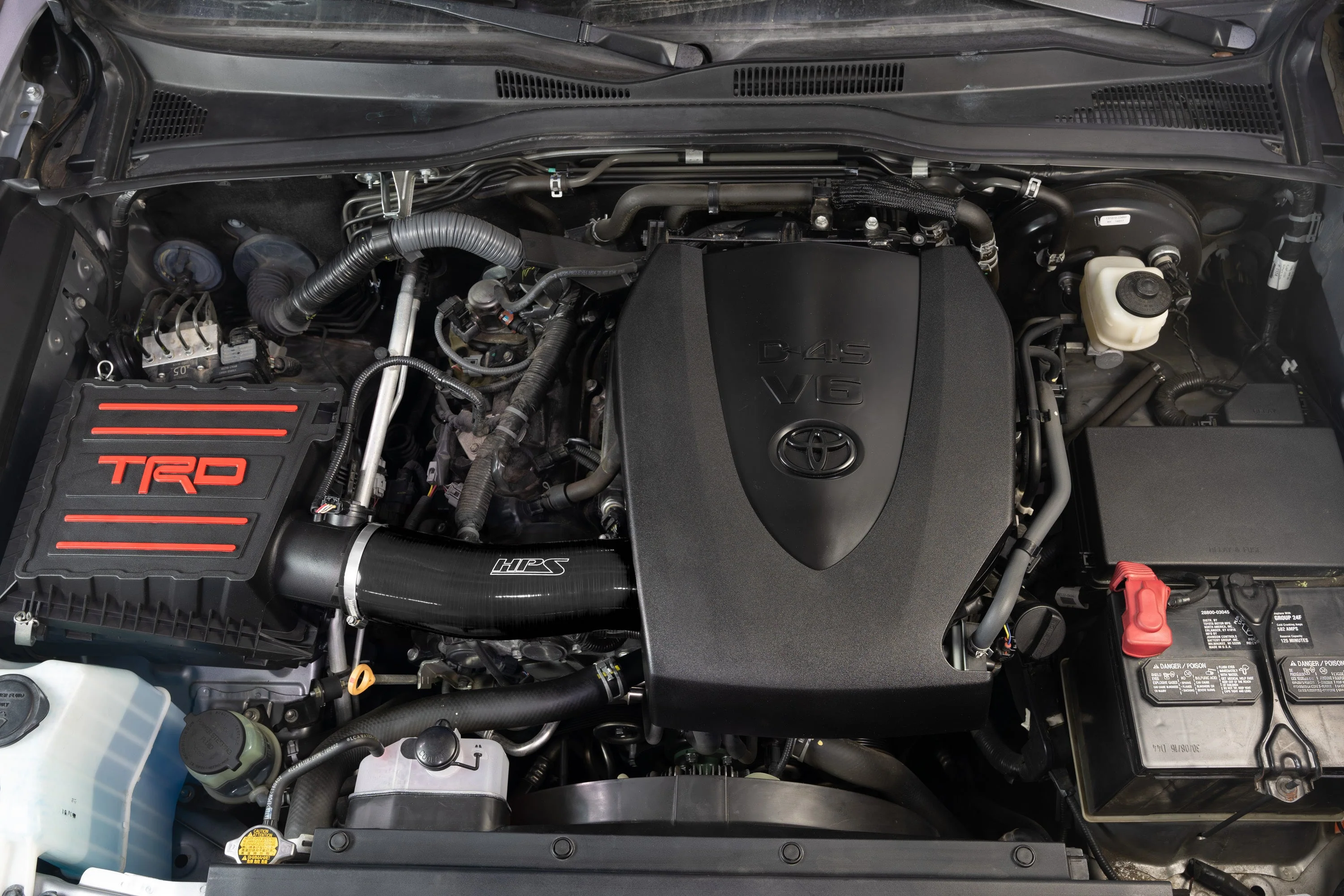 HPS 57-2126-BLK Toyota 2016-2022 Tacoma 3.5L V6-Intake Hose - Image 2