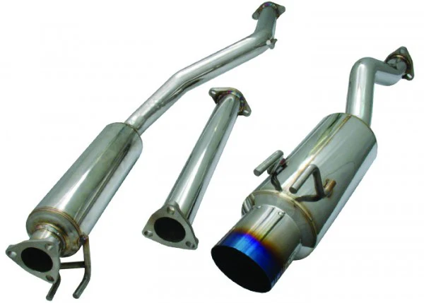 2006-2011 Honda Civic Si [2.0L] Cat-back Exhaust System w/ Titanium Tips | Injen - SES1578TT