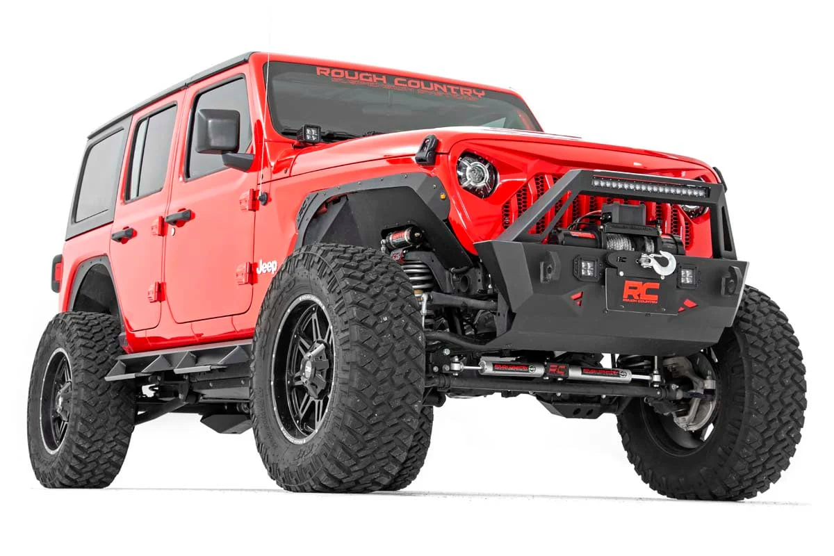 Jeep JL/JU/Gladiator Angry Eyes Replacement Grille | Rough Country | 10496 - Image 4