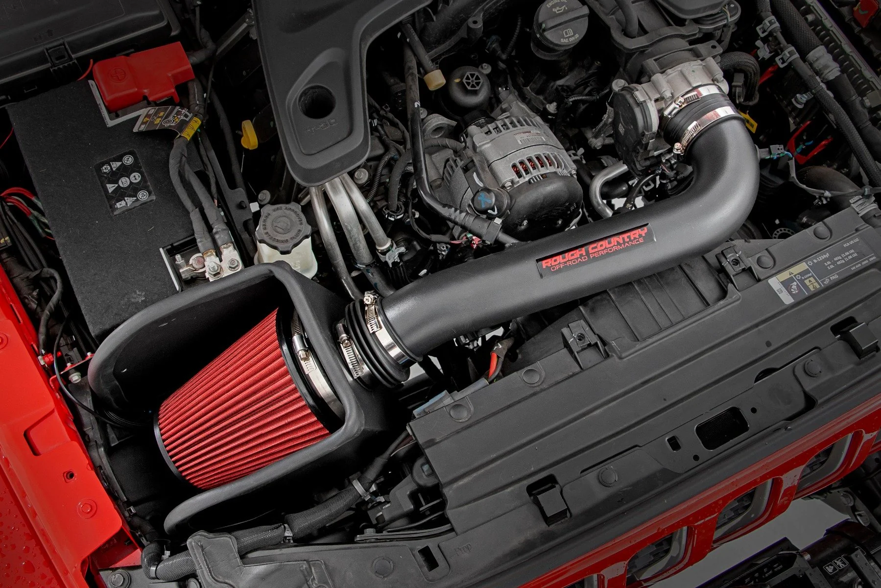 Jeep Cold Air Intake w/ Pre-Filter (18-20 Wrangler JL/ 2020 Gladiator) | Rough Country | 10479PF - Image 2