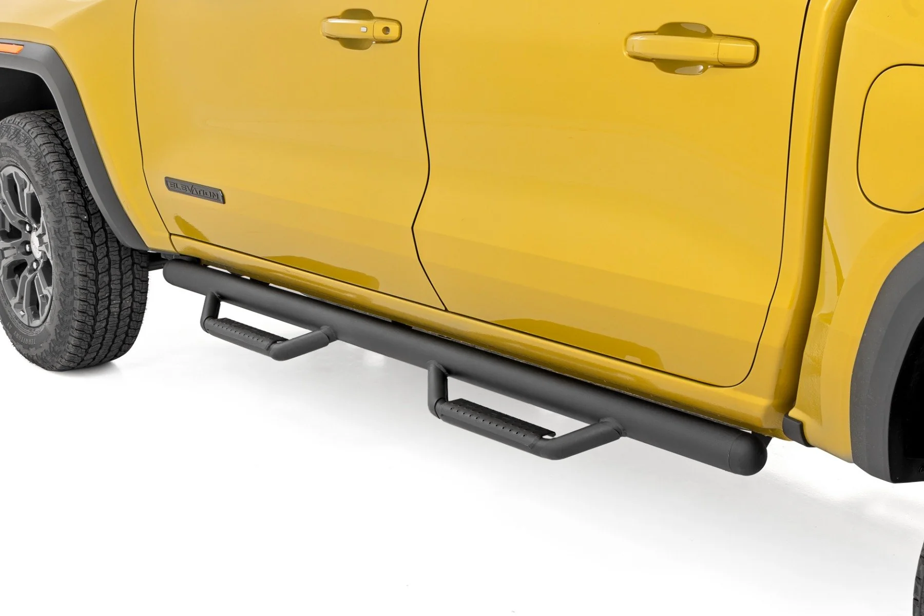 Nerf Steps | Full Len Crew | 5 Ft Bed | Chevy/GMC Canyon/Colorado | 2015-2021 | Rough Country | RCG1583CCB