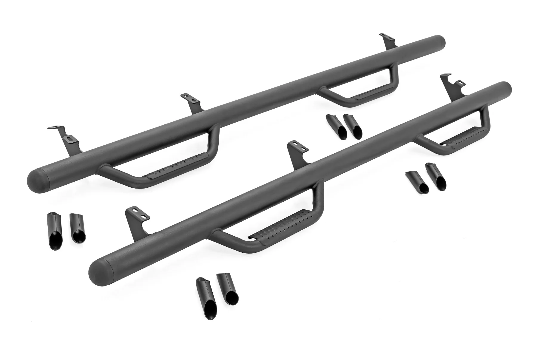 Nerf Steps | Full Length | Crew | 5.5 Ft Bed | Toyota Tundra | 2007-2021 | Rough Country | RCT0786CCB - Image 3