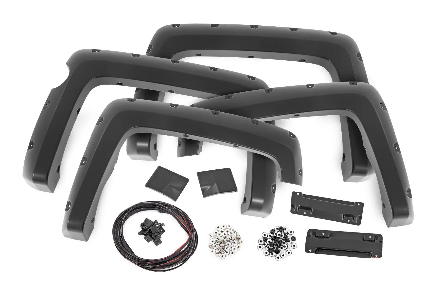 Pocket Fender Flares | 5.8 Ft Bed | Chevy Silverado 1500 | 2014-2015 | Rough Country | F-C11413A - Image 2