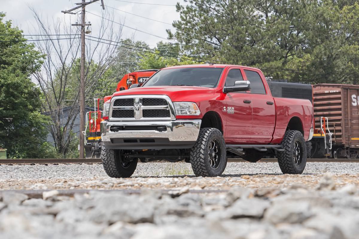 5 Inch Lift Kit | Radius Drop Arm Coil Spacer | RAM 2500 4WD | 2014-2018 | Rough Country | 35720 - Image 3