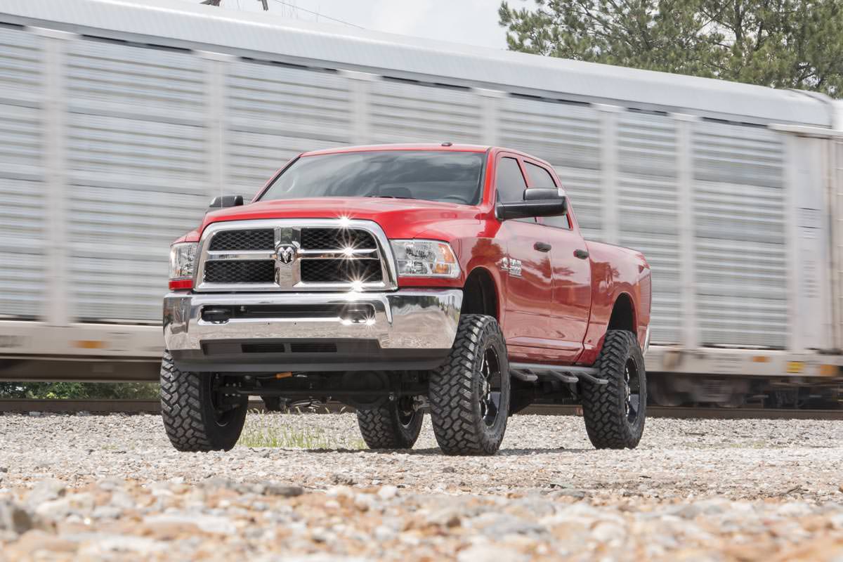 5 Inch Lift Kit | Radius Drop Arm Coil Spacer | RAM 2500 4WD | 2014-2018 | Rough Country | 35720 - Image 5