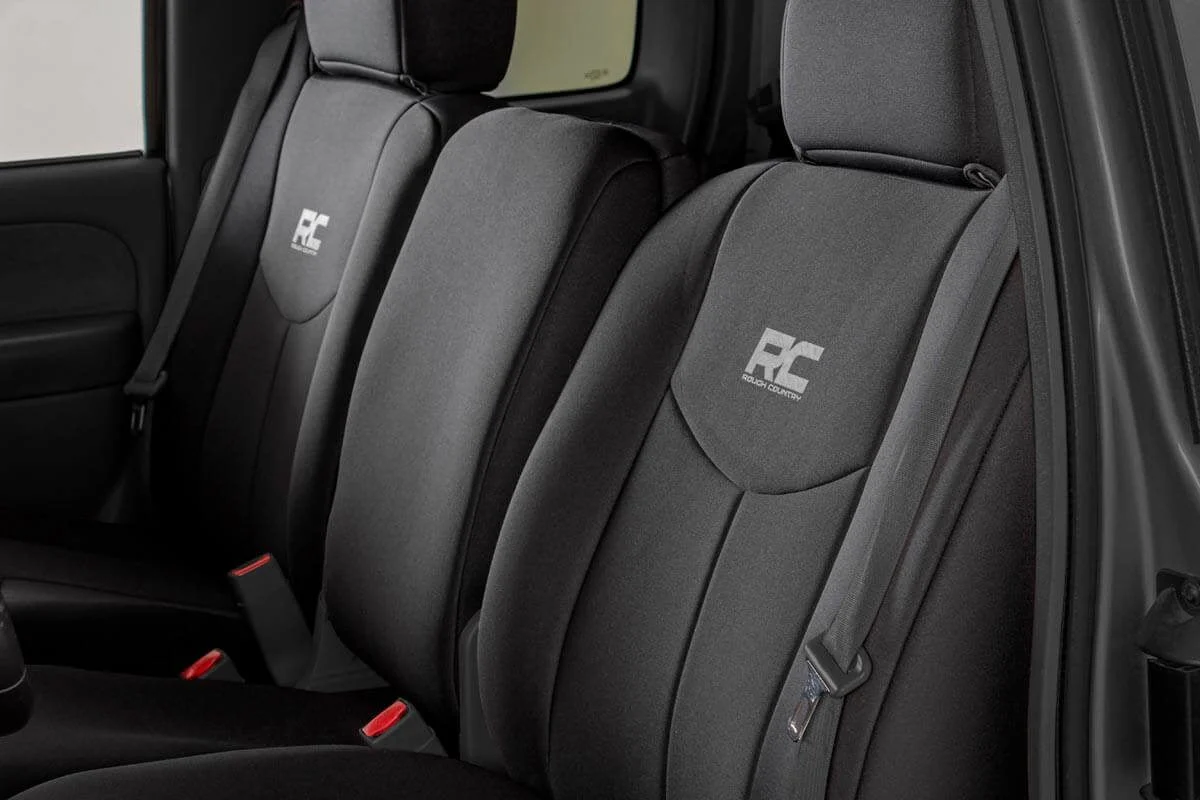 Seat Covers | Front | Chevrolet Silverado 1500 (NON GMC Models) | 1999-2006 | Rough Country | 91013 - Image 4