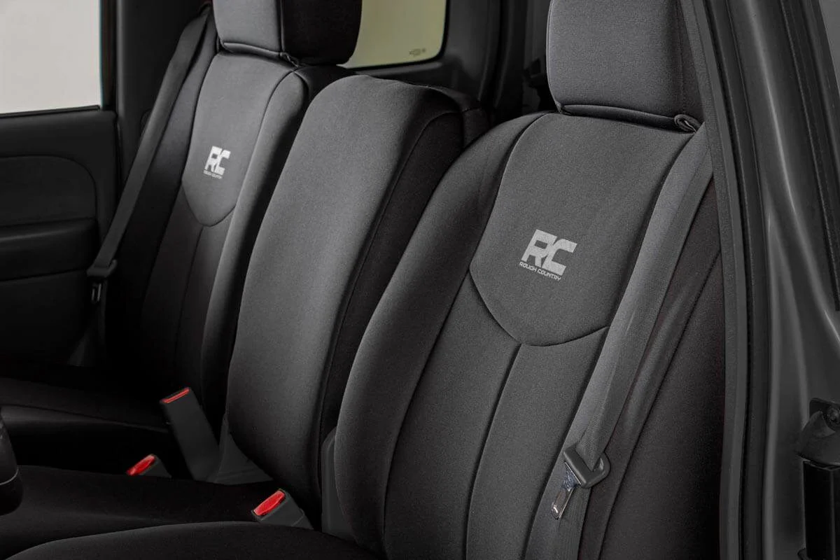 Seat Covers | FR & RR | Chevrolet Silverado 1500 (NON GMC Models) | 1999-2006 | Rough Country | 91019 - Image 4
