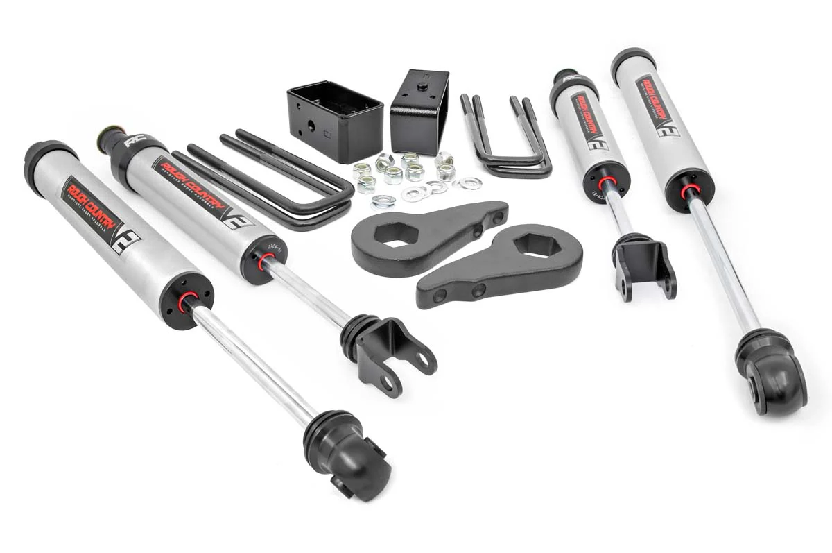 1.5-2 Inch Lift Kit | V2 | Chevrolet Silverado/GMC Sierra 1500 | 1999-2006 | Rough Country | 28370