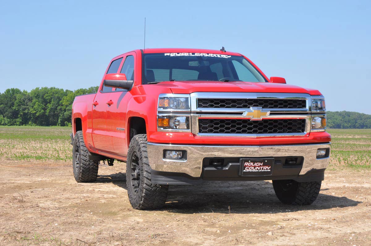 2.5 Inch Lift Kit | Alu/Cast Steel | N3 Strut | Chevrolet Silverado/GMC Sierra 1500 | 2007-2016 | Rough Country | 1319 - Image 3