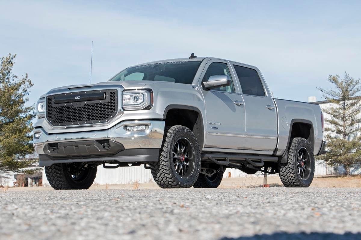 3.5 Inch Lift Kit | Cast Steel LCA | Chevrolet Silverado/GMC Sierra 1500 | 2014-2018 | Rough Country | 12430 - Image 2
