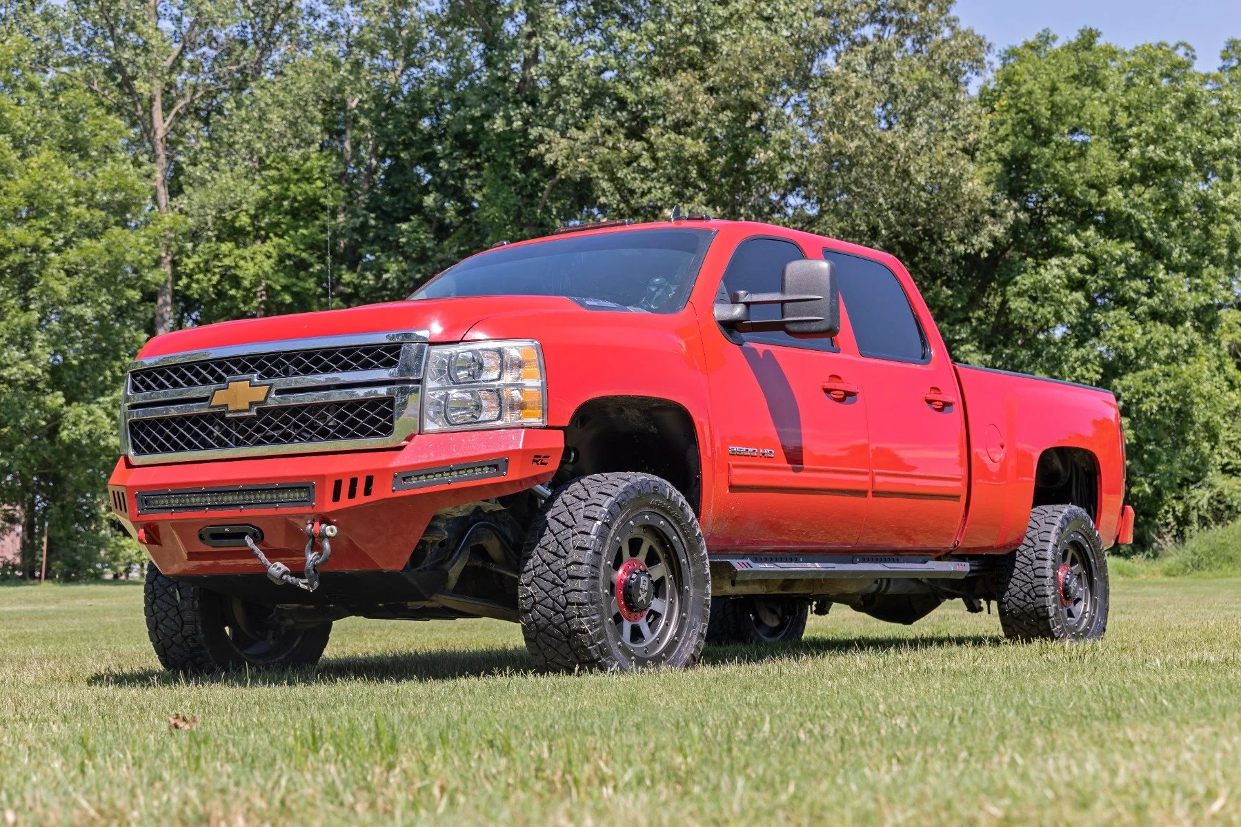 3.5 Inch Lift Kit | Knuckle | Chevrolet Silverado/GMC Sierra 2500HD/3500HD | 2011-2019 | Rough Country | 95730 - Image 4