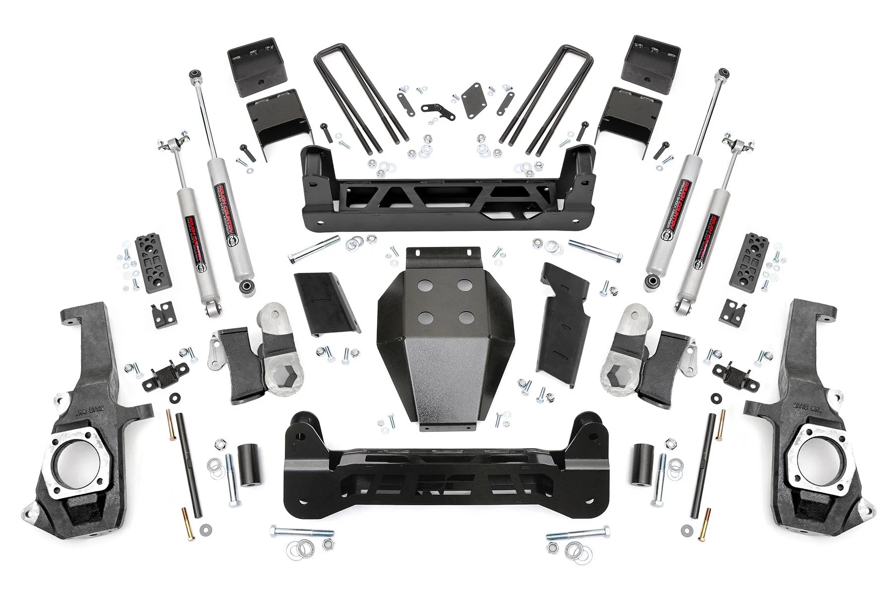 5 Inch Lift Kit | NTD | Chevrolet Silverado/GMC Sierra 2500HD/3500HD | 2011-2019 | Rough Country | 26030
