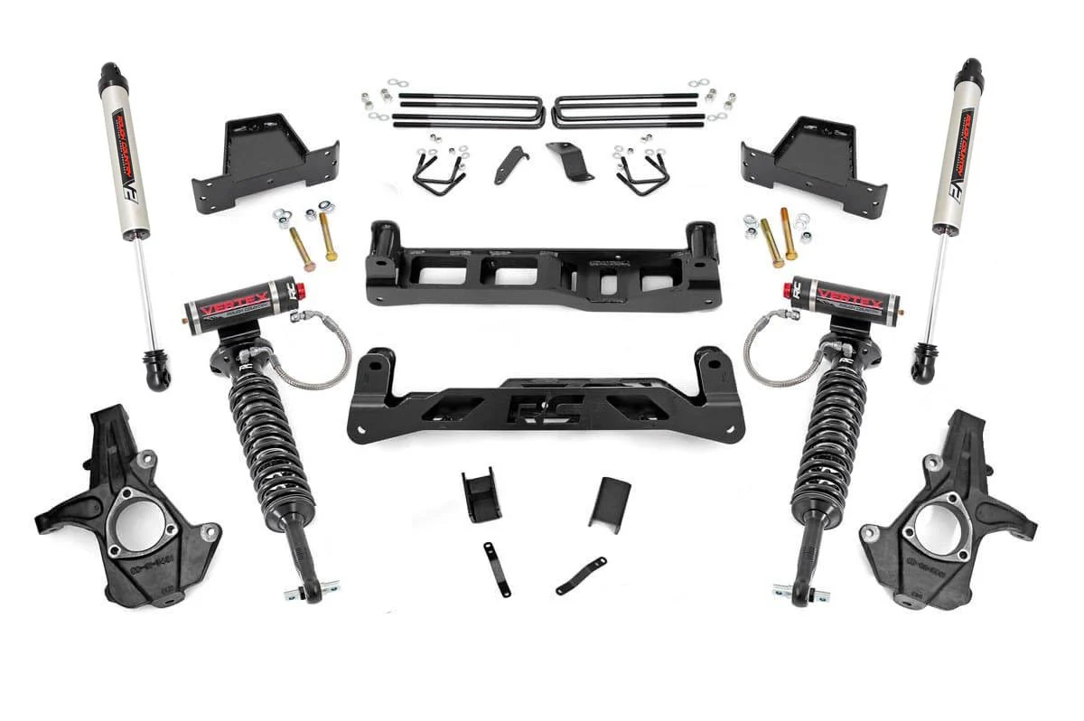 7.5 Inch Lift Kit | Vertex/V2 | Chevrolet Silverado/GMC Sierra 1500 2WD | 2007-2013 | Rough Country | 26357