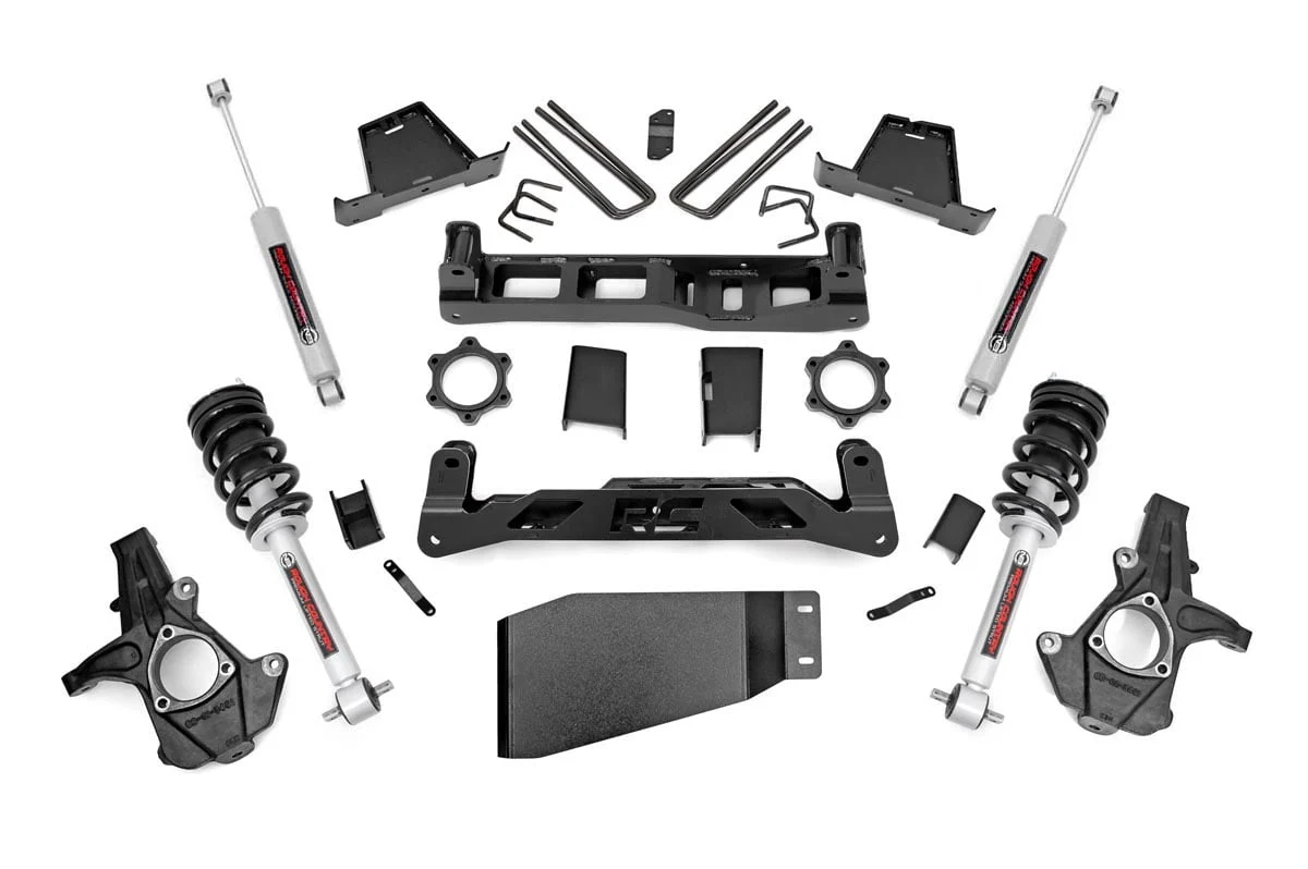7.5" Lift Kit | N3 Struts | Chevrolet Silverado/GMC Sierra 1500 | 2007-2013 | Rough Country | 26431 - Image 2