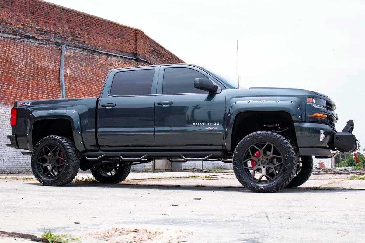 7 Inch Lift Kit | Bracket | Vertex/V2 Shks | Chevrolet Silverado/GMC Sierra 1500 | 2014-2016 | Rough Country | 29857 - Image 2