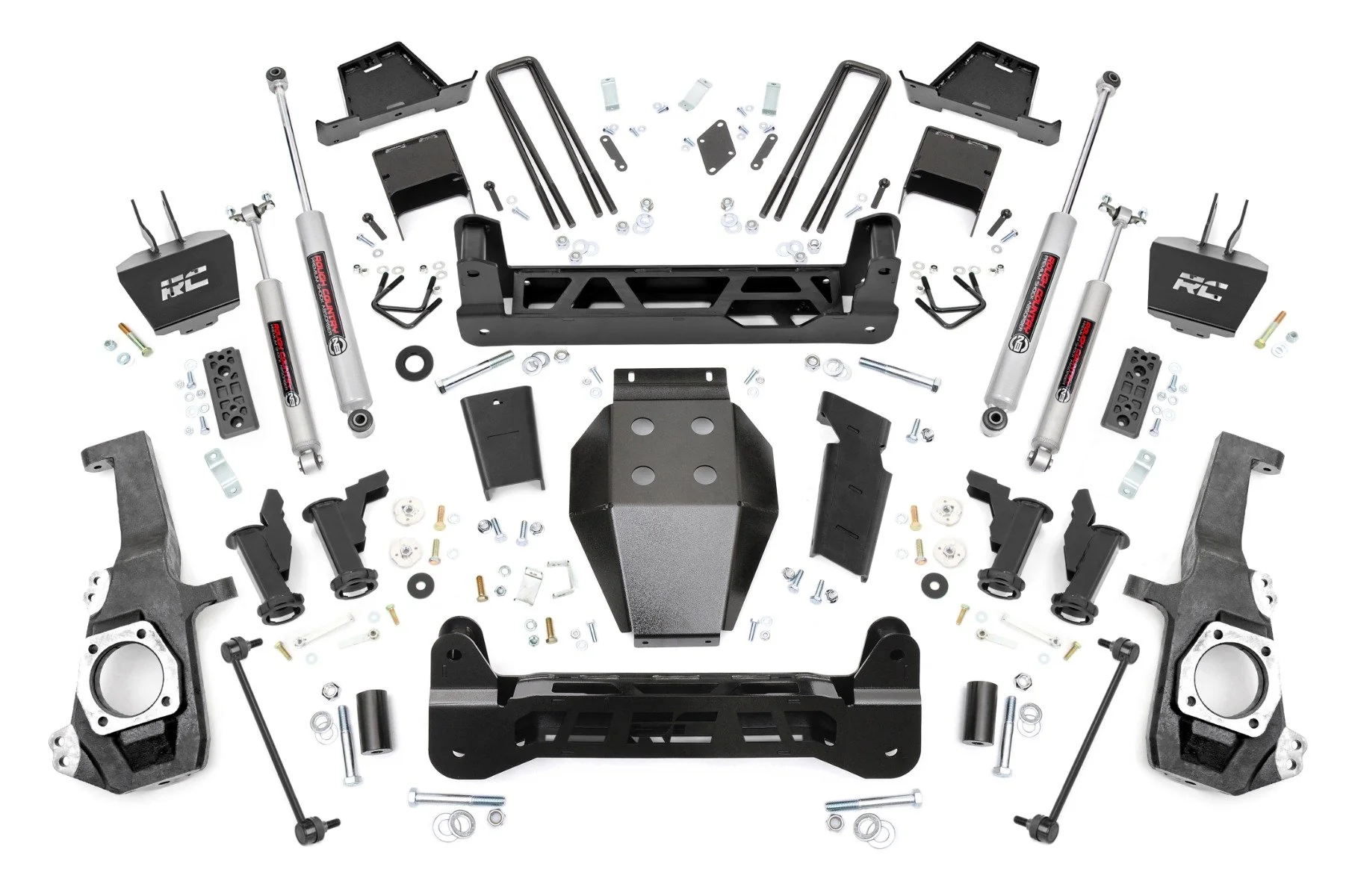 7 Inch Lift Kit | Torsion Drop | Chevrolet Silverado/GMC Sierra 2500HD/3500HD | 2020-2022 | Rough Country | 11730