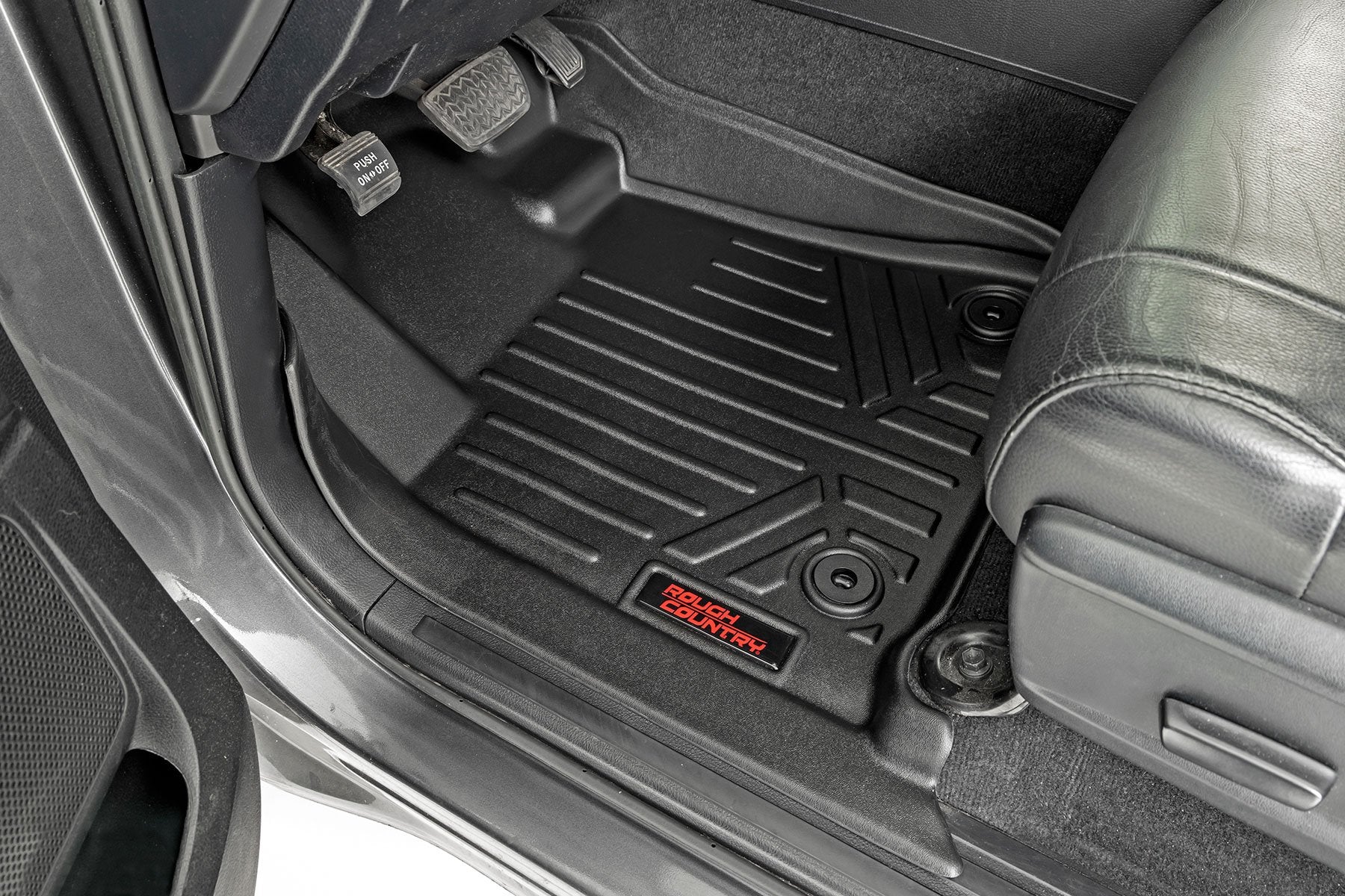 Floor Mats | FR & RR | CrewMax | Toyota Tundra 2WD/4WD | 2014-2021 | Rough Country | M-71770 - Image 3
