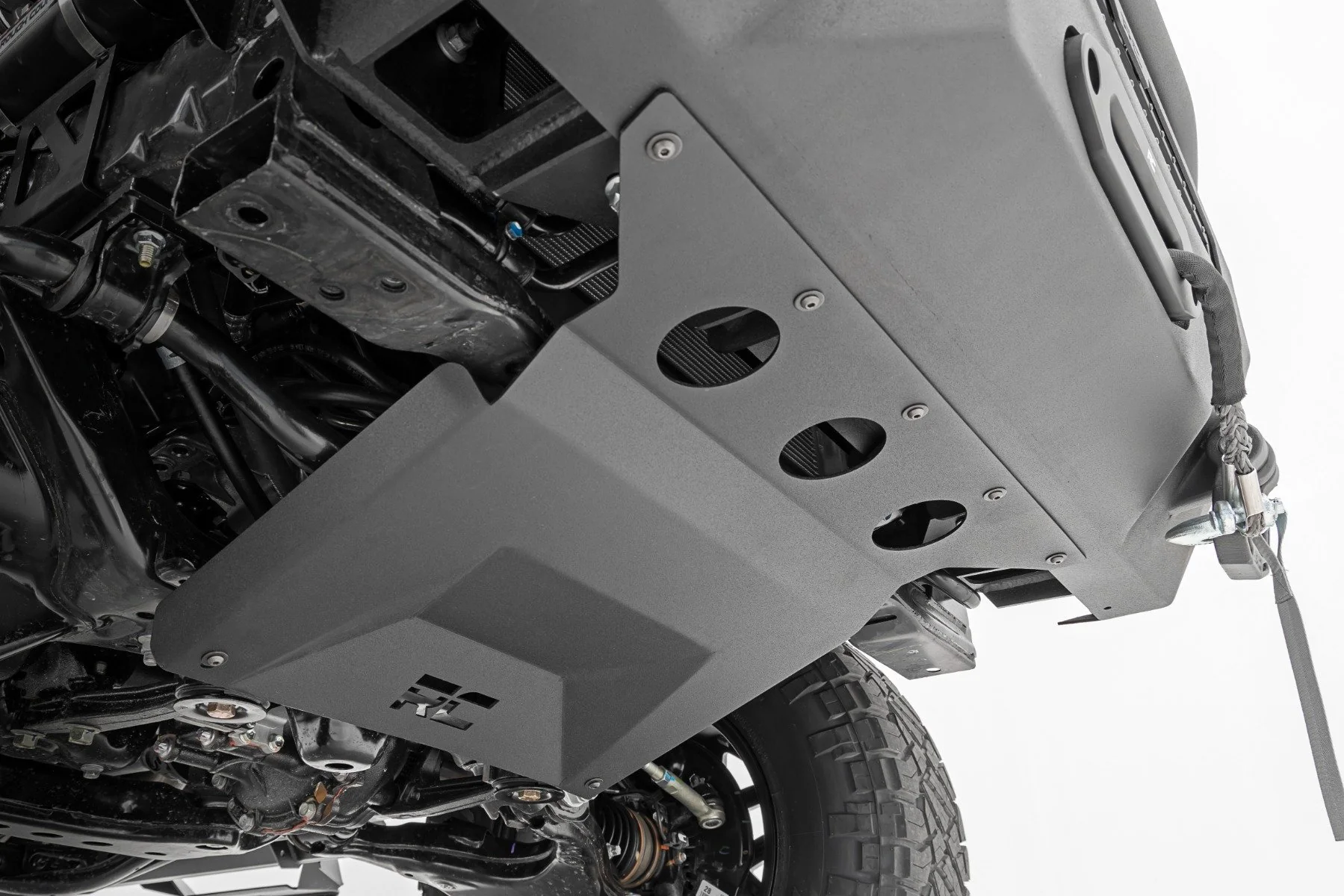 Front Bumper | High Clearance | Hybrid | 20" Blk LED | Toyota Tacoma 4WD | 2016-2022 | Rough Country | 10722 - Image 3