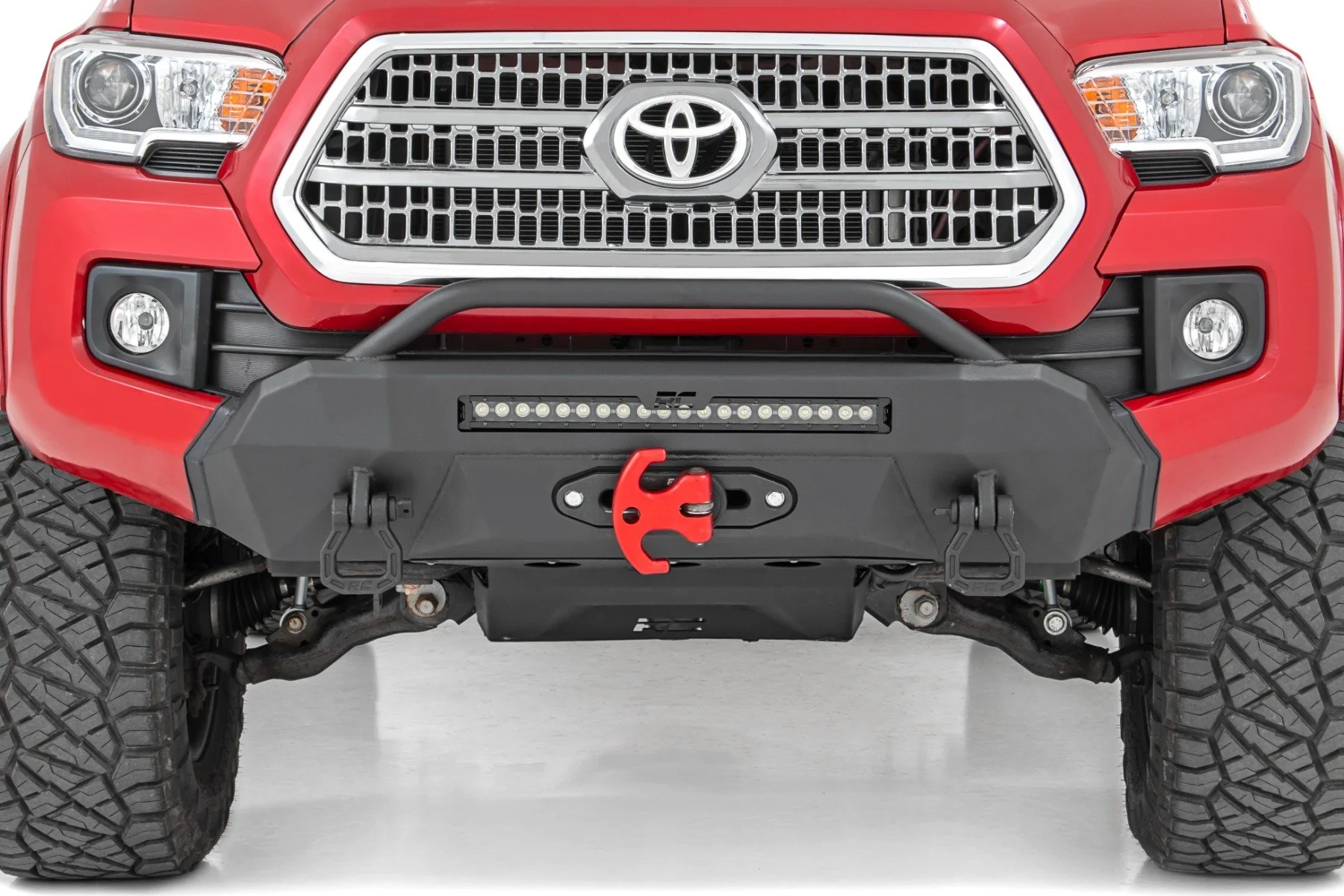 Front Bumper | Hybrid | 20" Blk LED | Toyota Tacoma 2WD/4WD | 2016-2022 | Rough Country | 10718 - Image 2