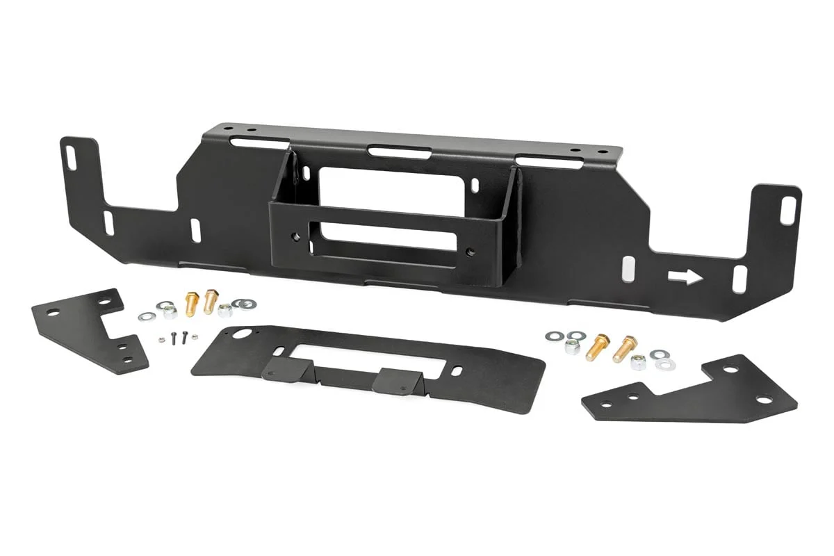 Hidden Winch Mount | Ford F-150 2WD/4WD | 2015-2020 | Rough Country | 51007