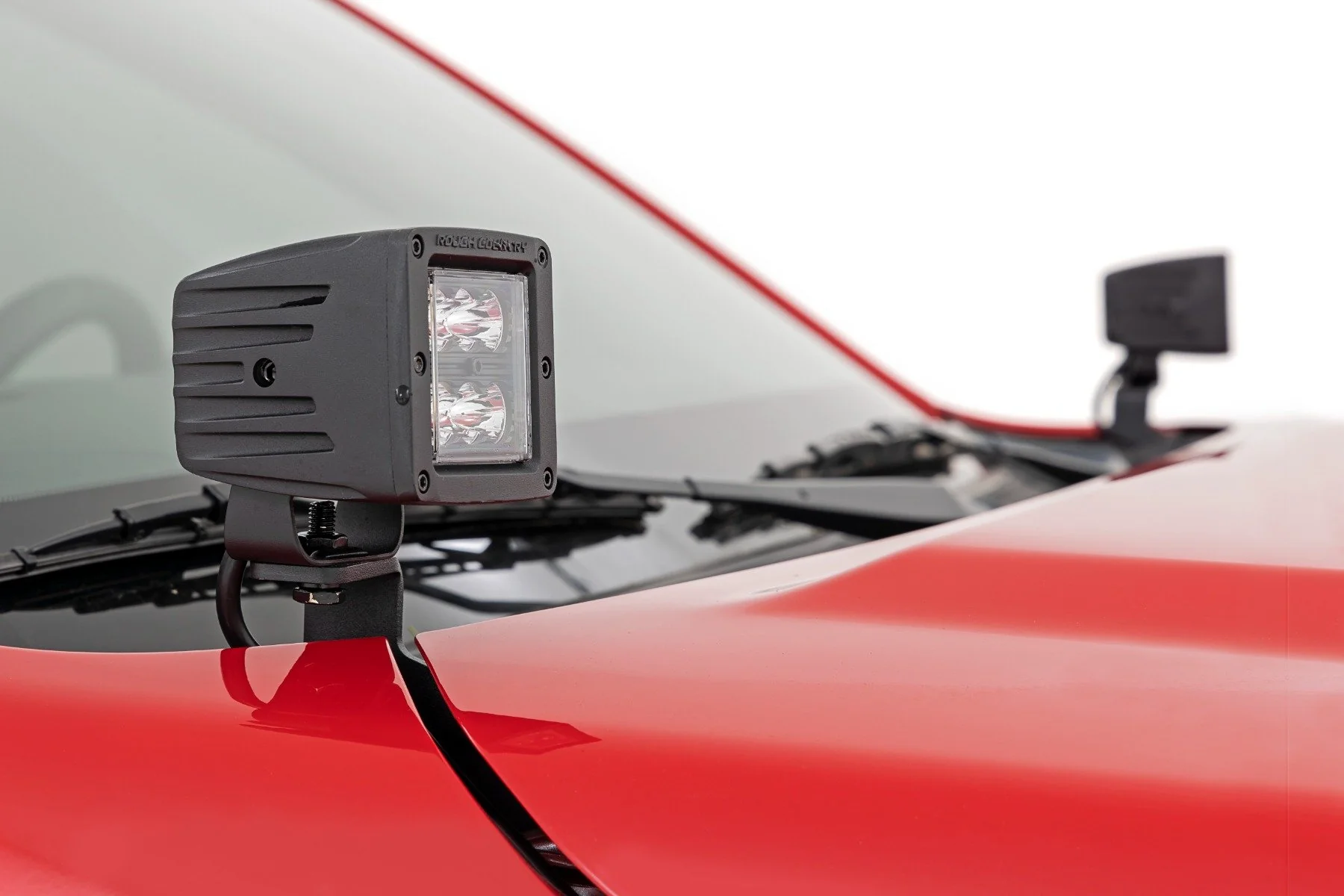 LED Light | Ditch Mount | 2" Black Pair | White DRL | Nissan Frontier | 2022-2022 | Rough Country | 71066 - Image 3