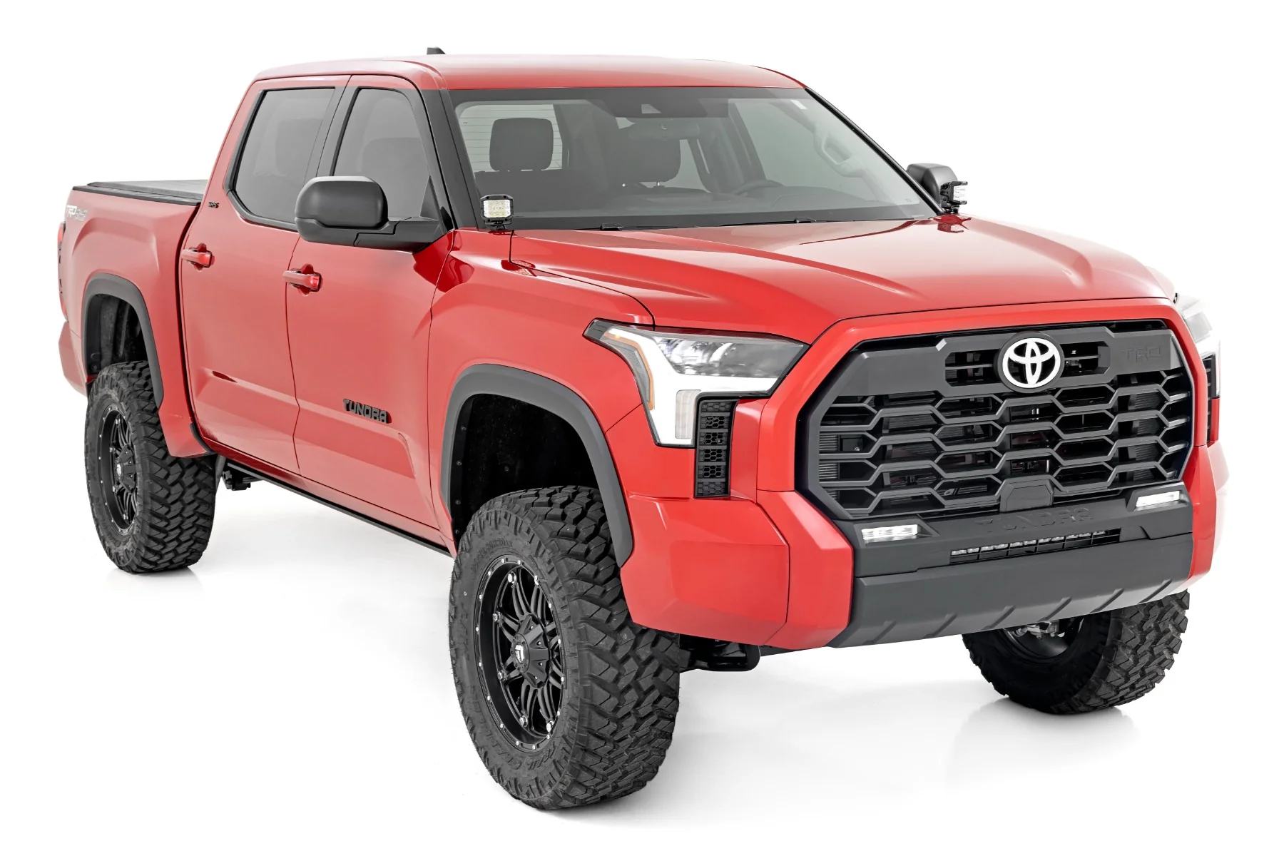 LED Light | Ditch Mount | 2" Black Pair | White DRL | Toyota Tundra | 2022-2022 | Rough Country | 71073 - Image 3