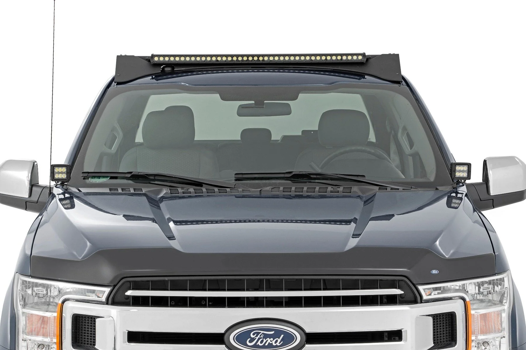 LED Light | Ditch Mount | 2" Chrome Pair | Wide Angle | Ford F-150 | 2015-2022 | Rough Country | 71033 - Image 5