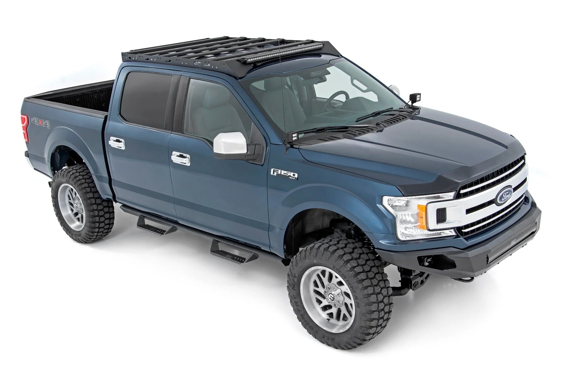 LED Light | Ditch Mount | 2" Chrome Pair | Wide Angle | Ford F-150 | 2015-2022 | Rough Country | 71033 - Image 6