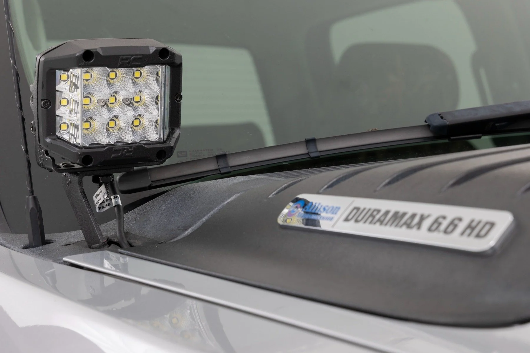 LED Light | Ditch Mount | 2" Black Pair | White DRL | Chevy 1500 | 2007-2013 | Rough Country | 71060 - Image 4