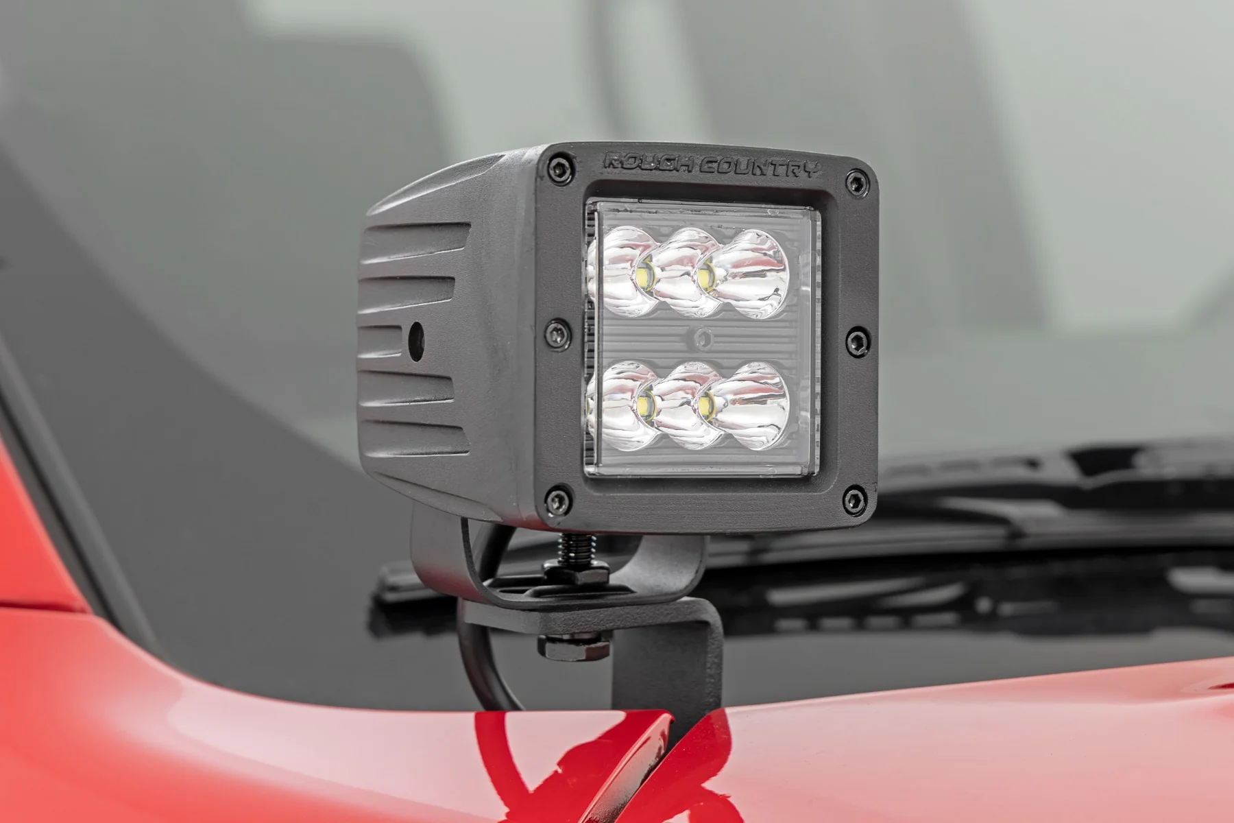 LED Light | Ditch Mount | 3" OSRAM | Wide | Nissan Frontier | 2022-2022 | Rough Country | 71068 - Image 2