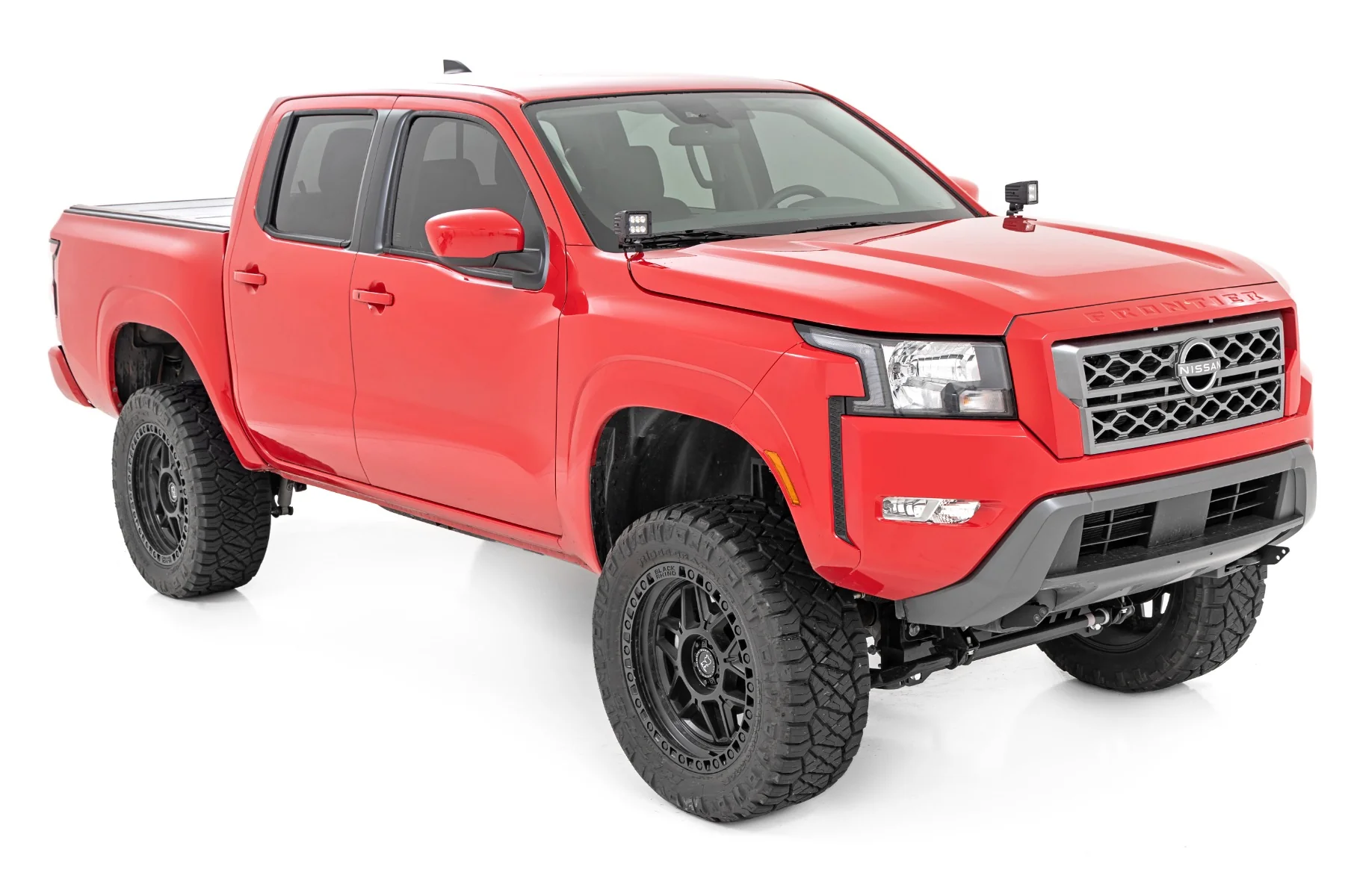LED Light | Ditch Mount | 3" OSRAM | Wide | Nissan Frontier | 2022-2022 | Rough Country | 71068 - Image 6